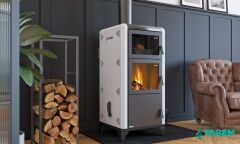 Fabem Dikey kuzine kalorifer sobası 15 kw