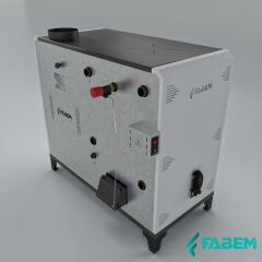 Fabem yatay Kuzine kalorifer sobası