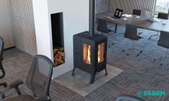 Elektriksiz pelet şömine soba