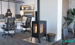 Elektriksiz pelet şömine soba