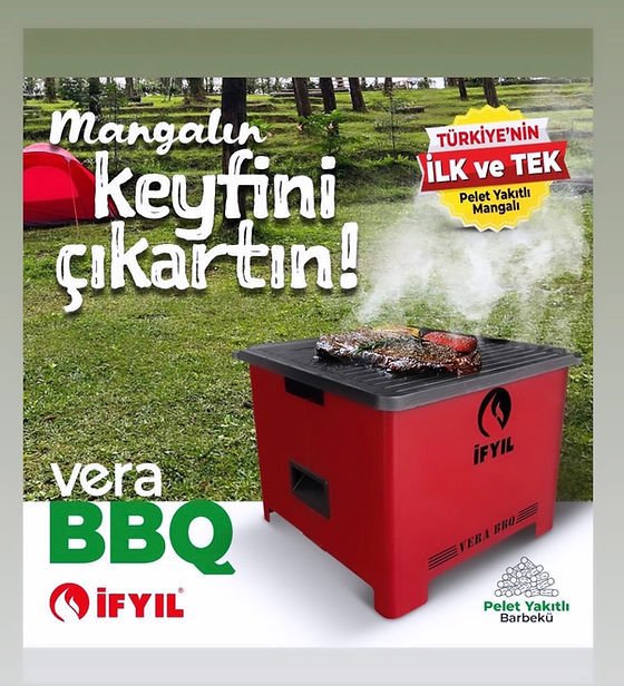 İfyıl Pelet yakıtlı  mangal & barbekü