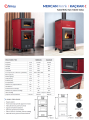 Fimay 25 kw Dikey kuzine kalorifer sobası
