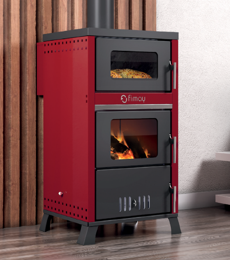 Fimay 25 kw Dikey kuzine kalorifer sobası