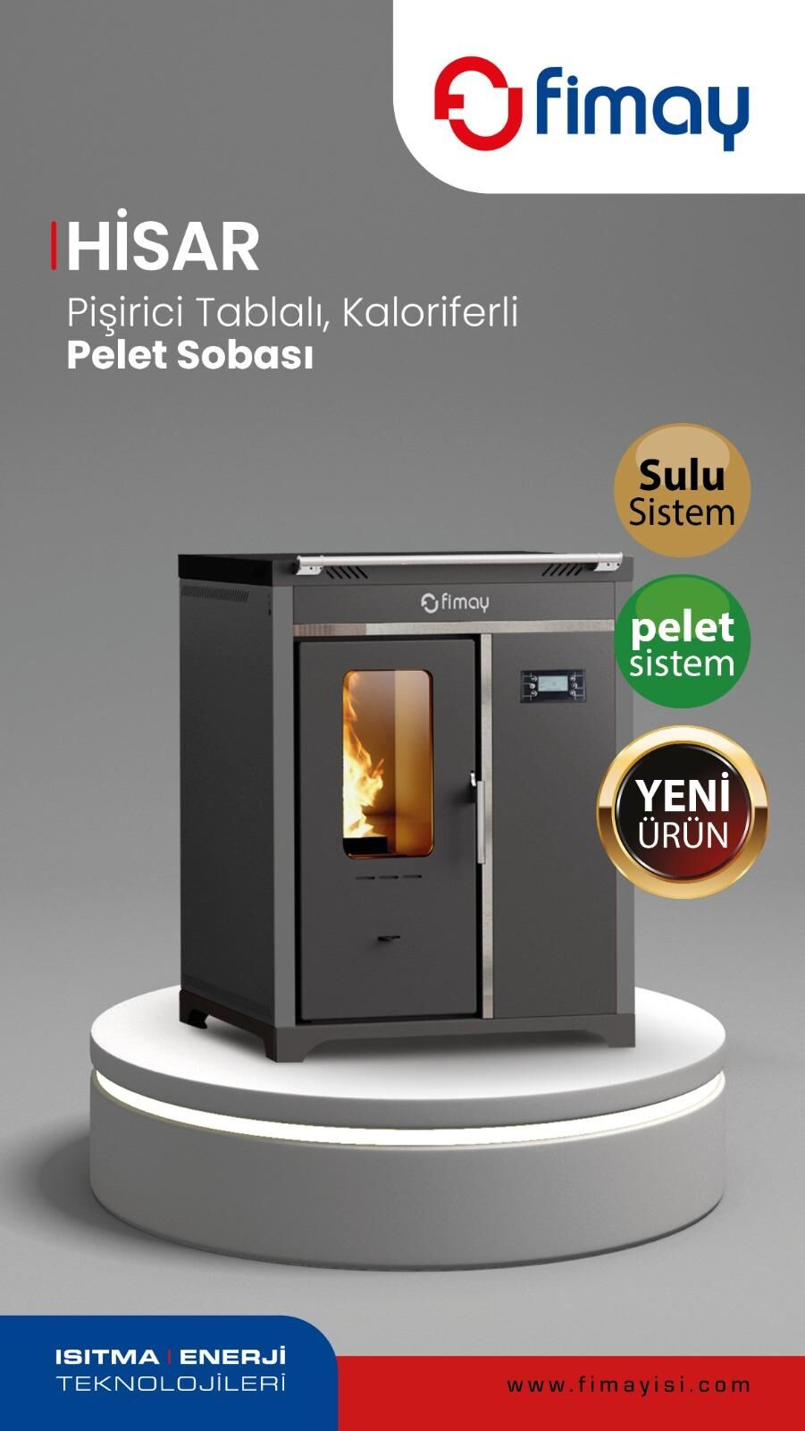 FİMAY pelet yakıtlı kalorifer sobası