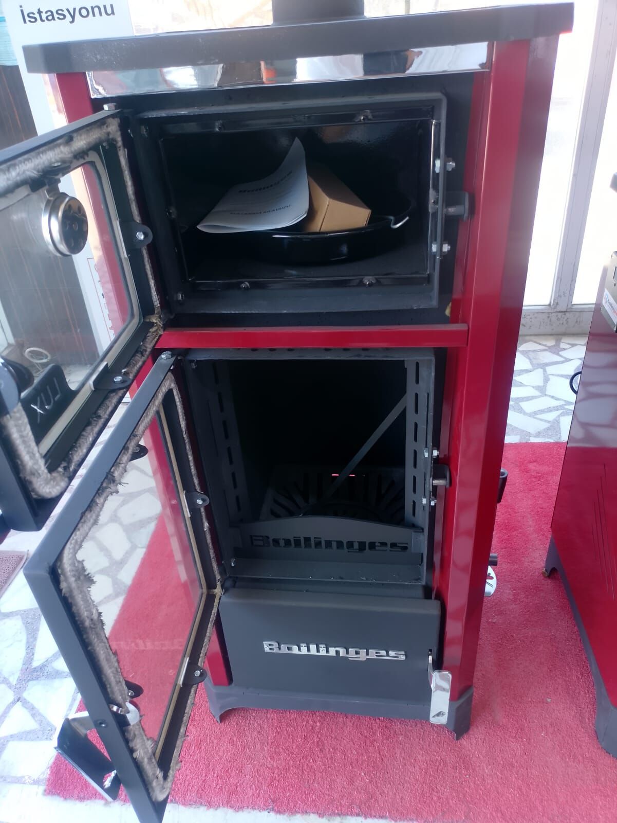 Boolinges kuzine Kalorifer sobası